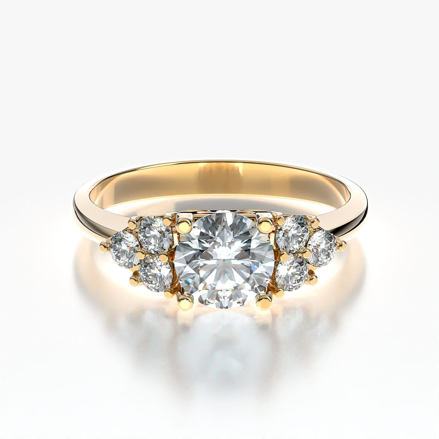 Verlobungsring Fairytale: Gold, Diamanten