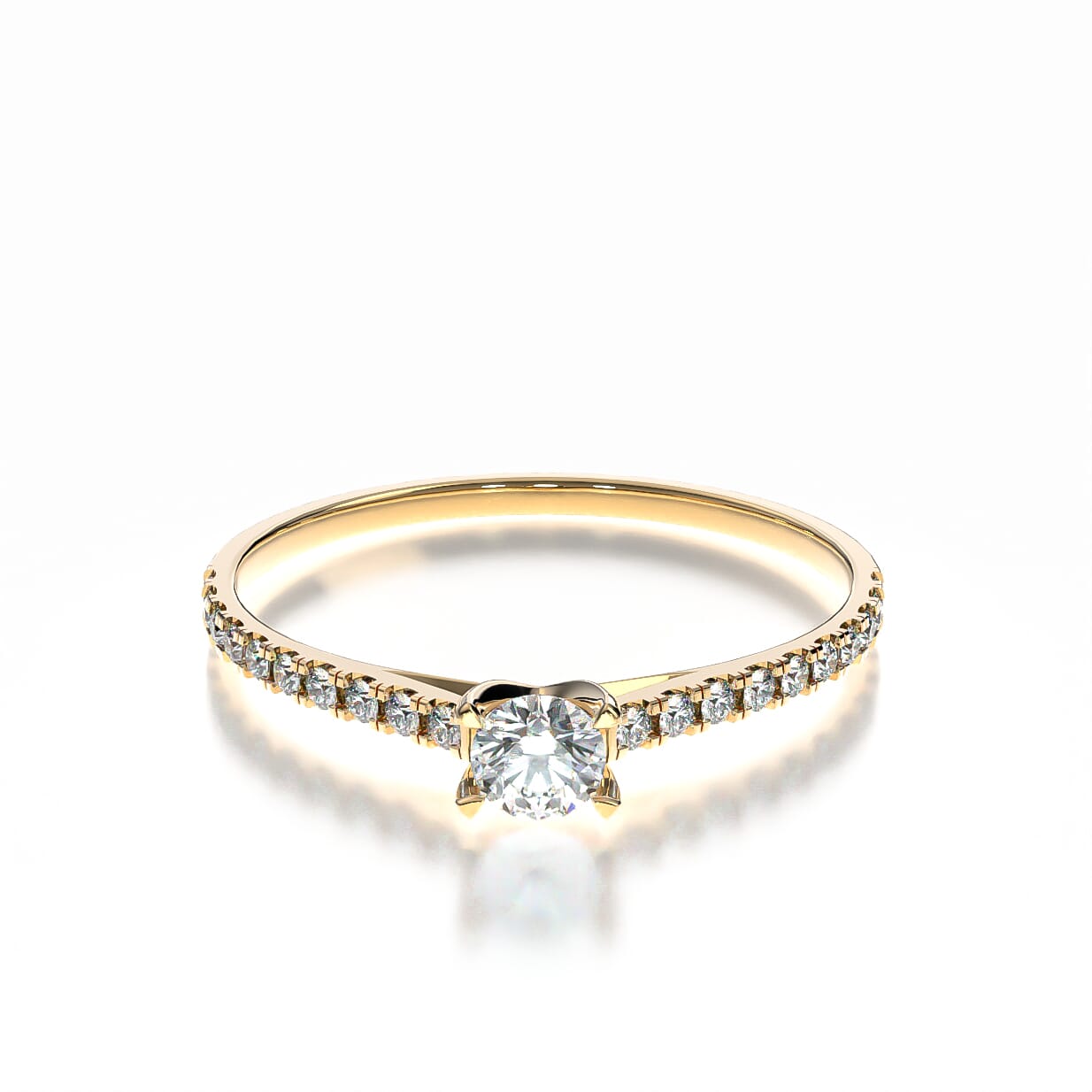 Verlobungsring Share Your Love: Gold, Diamant