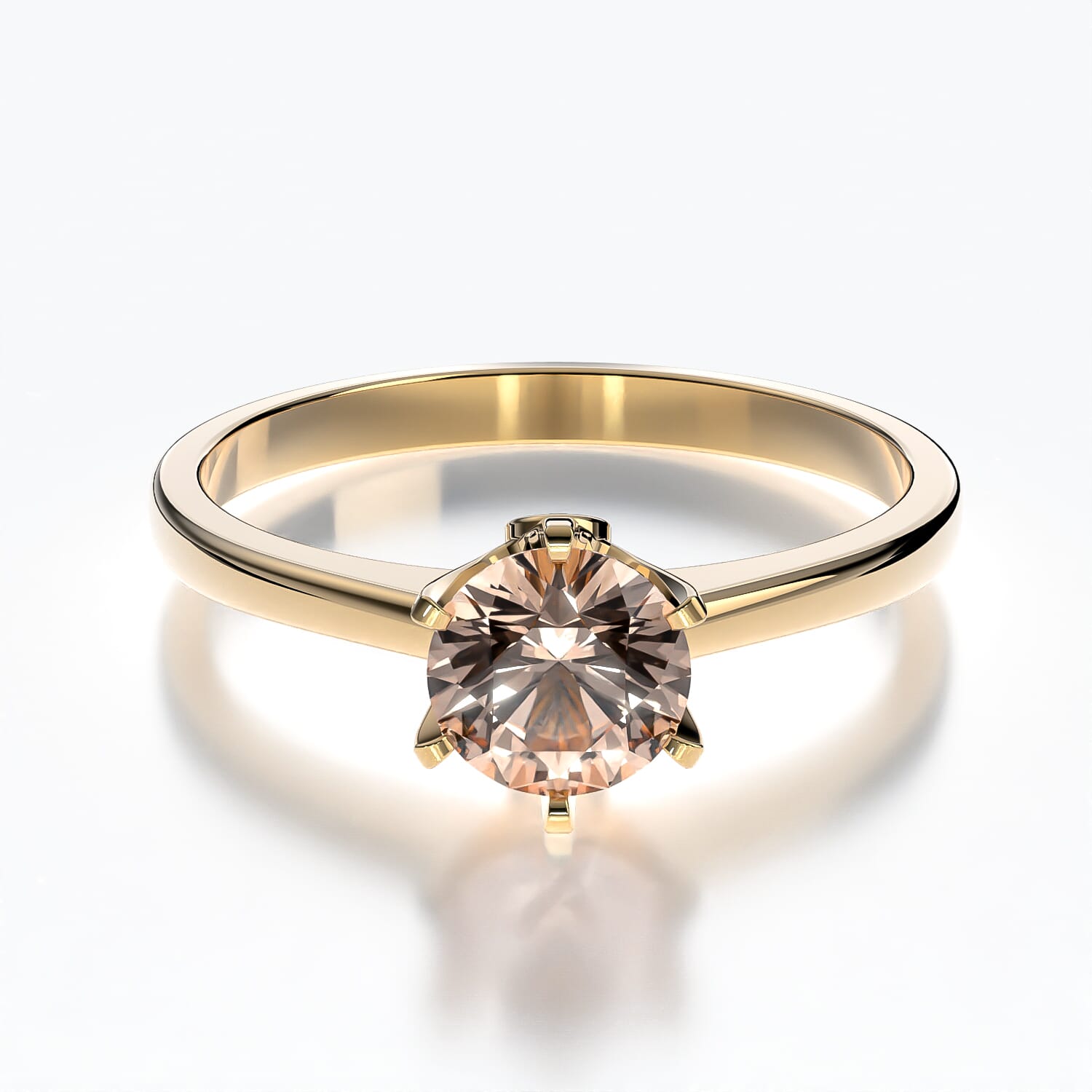 Verlobungsring The Journey: Gold, Morganit