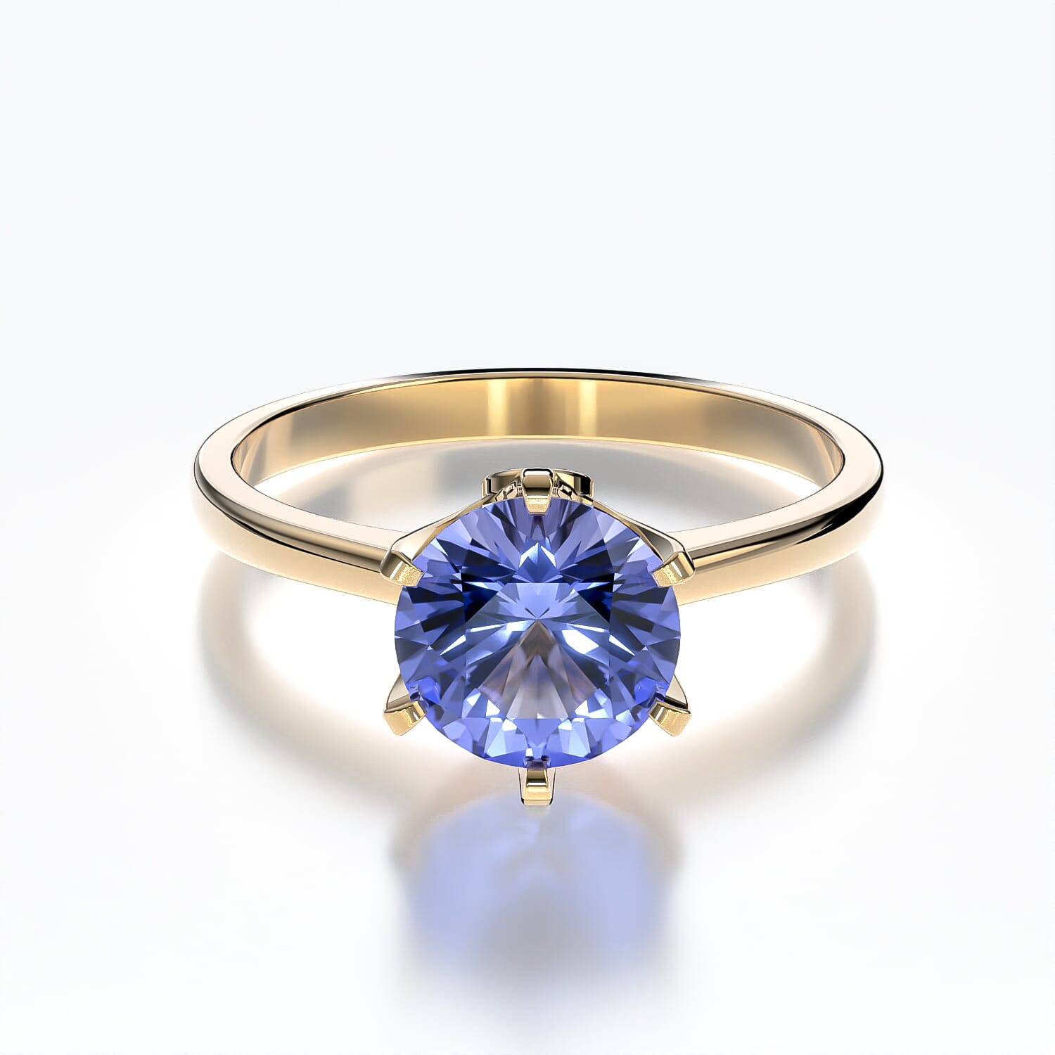 Verlobungsring The Journey: Gold, Tansanit
