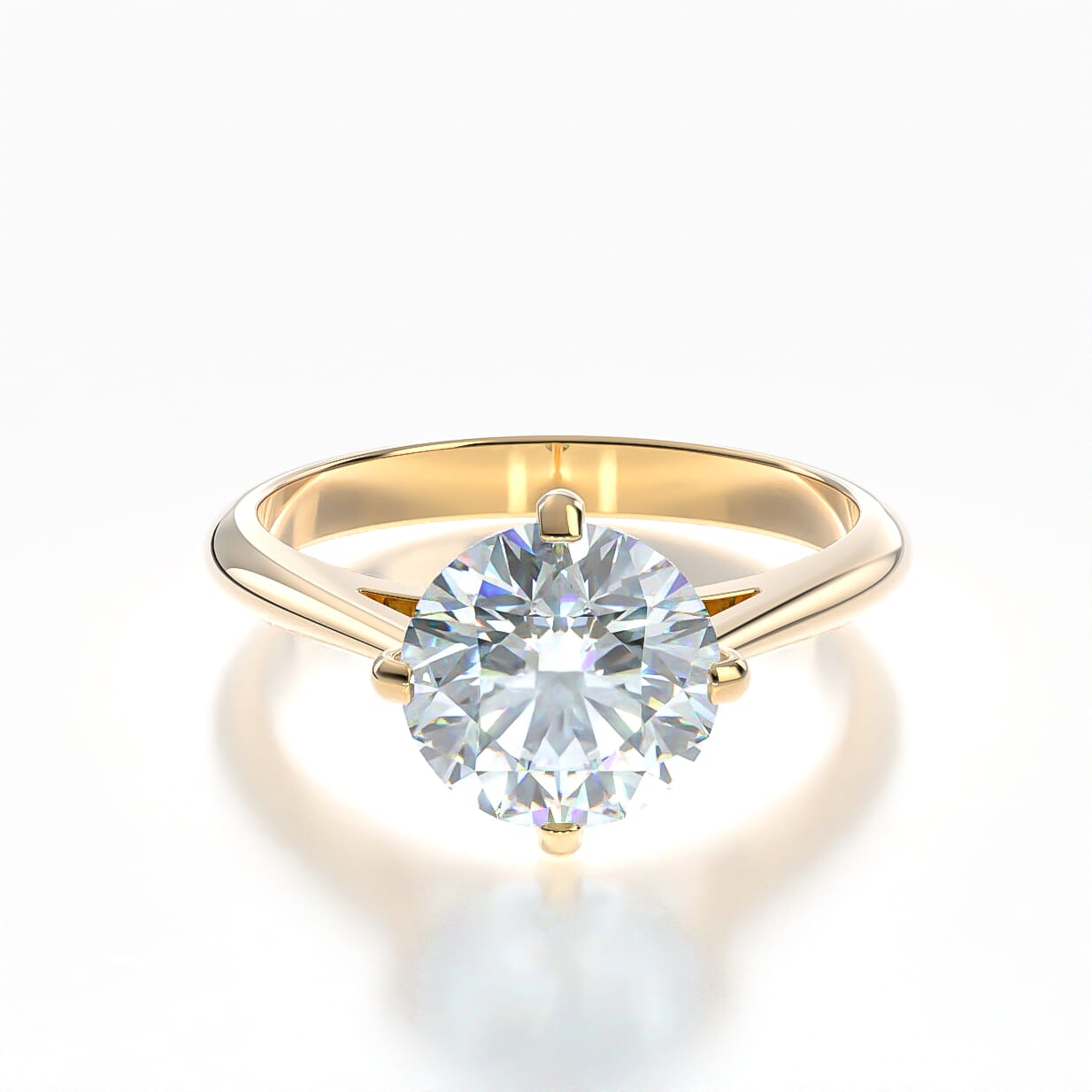 Verlobungsring The Light: Gold, Diamant
