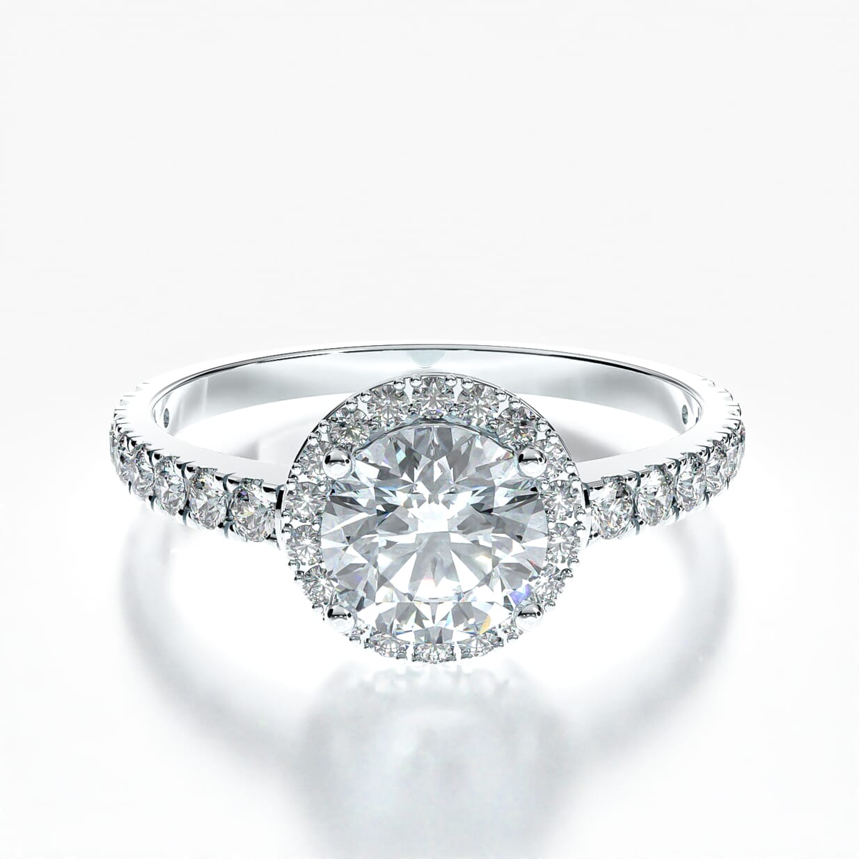 Verlobungsring This is Love: Weißgold, Diamant